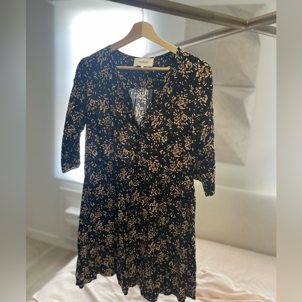 Ba&sh Like New black dress - worn once - size 1